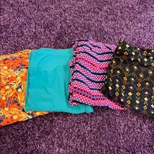 Lularoe TC leggings. 4 pack
